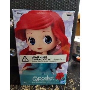 Qposket Disney The Little Mermaid, Ariel Princess dress, glitter line